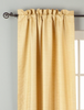 Golden Rod Pocket Matka Raw Silk Curtain / Drape / Panel - Piece