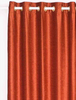 Rust Ring / Grommet Top  Velvet Curtain / Drape / Panel  - Piece