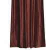 Luxury Set of 2 Wine Velvet Grommet Curtain Panels Drapes   2 matching tiebacks