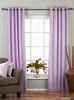 Lavender Ring / Grommet Top  Velvet Curtain / Drape / Panel  - Piece