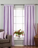 Lavender Tab Top  Velvet Curtain / Drape / Panel  - Piece