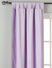 Lavender Tab Top  Velvet Curtain / Drape / Panel  - Piece