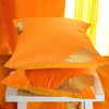 Pumpkin- handcrafted Cushion Cover, Throw Pillow case Euro Sham-6 Sizes