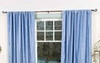 Caribbean Blue Velvet Curtains / Drapes / Panels - 43 X 84 Inches