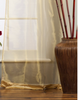 Golden Tab Top Sheer Tissue Curtain / Drape / Panel - 84" - Piece
