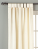 Cream Tab Top 90% blackout Curtain / Drape / Panel - 50X84" - Piece
