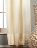 Cream Tab Top 90% blackout Curtain / Drape / Panel - 50X84" - Piece