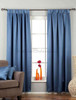 Blue Tab Top 90% blackout Curtain / Drape / Panel - 50X84" - Piece