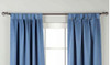 Blue Tab Top 90% blackout Curtain / Drape / Panel - 50X84" - Piece