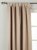 Brownish Gray Tab Top 90% blackout Curtain / Drape / Panel - 50X84" - Piece