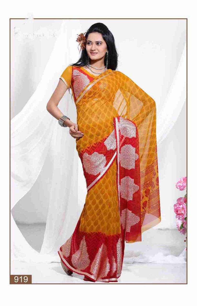 BEST PRICE LIGHT WEIGHT LEHARIYA DESIGN ( KHADI -ART SILK MIX MATERIAL),  SKIN FRIENDLY SAREE WITH UNSTICHED BLOUSE