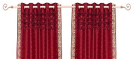 Enhance look of any room with bright drapes