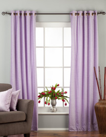 Lavender Ring / Grommet Top  Velvet Curtain / Drape / Panel  - Piece