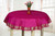 Violet Red - Handmade Sari Tablecloth (India) - Round
