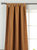 Brown Tab Top Matka Raw Silk Curtain / Drape / Panel - Piece