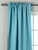 Turquoise Rod Pocket Matka Raw Silk Curtain / Drape / Panel - Piece