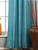 Turquoise Rod Pocket Matka Raw Silk Curtain / Drape / Panel - Piece