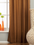 Brown Ring Top Matka Raw Silk Curtain / Drape / Panel - Piece
