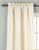 Cream Rod Pocket Matka Raw Silk Curtain / Drape / Panel - Piece