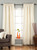 Cream Rod Pocket Matka Raw Silk Curtain / Drape / Panel - Piece