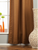Brown Rod Pocket Matka Raw Silk Curtain / Drape / Panel - Piece