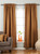 Brown Rod Pocket Matka Raw Silk Curtain / Drape / Panel - Piece