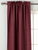 Dark Maroon Rod Pocket Matka Raw Silk Curtain / Drape / Panel - Piece