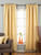 Golden Rod Pocket Matka Raw Silk Curtain / Drape / Panel - Piece