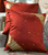 WARM RUST Handmade Sari Cushion Covers, Indian Sari Throw Boho Decor Pillow Covers with Zipper Enclosure | Ideal for Home Decor