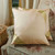 GOLD Handmade Sari Cushion Covers, Indian Sari Throw Boho Decor Pillow Covers with Zipper Enclosure | Ideal for Home Décor