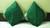 REFRESHING FOREST GREEN Handmade Sari Cushion Covers, Indian Sari Throw Boho Decor Pillow Covers with Zipper Enclosure | Ideal for Home Decor