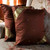 SOPHISTICATED BROWN Handmade Sari Cushion Covers, Indian Sari Throw Boho Decor Pillow Covers with Zipper Enclosure | Ideal for Home Decor
