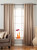 Brownish Gray Ring / Grommet Top 90% blackout Curtain / Drape / Panel  - Piece