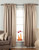 Brownish Gray Rod Pocket 90% blackout Curtain / Drape / Panel  - Piece