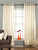 Cream Ring / Grommet Top 90% blackout Curtain / Drape / Panel  - Piece