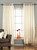 Cream Ring / Grommet Top 90% blackout Curtain / Drape / Panel  - Piece