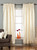 Cream Rod Pocket 90% blackout Curtain / Drape / Panel  - Piece