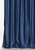 Navy Blue Ring / Grommet Top  Velvet Curtain / Drape / Panel  - Piece