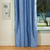 Light Blue Ring / Grommet Top  Velvet Curtain / Drape / Panel  - Piece
