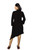 Black 3/4 Sleeves designer  Kurti / Tunic (India) with beaded neckline