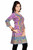 Lavender 3/4 sleeve Indian Printed  Kurti Tunic Women Kurta