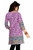 Lavender 3/4 sleeve Indian Printed  Kurti Tunic Women Kurta