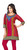 Pink 3/4 sleeve Indian Printed  Kurti Tunic Women Kurta