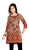 Maroon 3/4 sleeve Indian Printed  Kurti Tunic Women Kurta