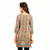 Brown 3/4 sleeve Indian Printed  Kurti Tunic Women Kurta