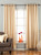 Golden Ring / Grommet Top 90% blackout Curtain / Drape / Panel  - Piece