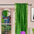 Forest Green Rod Pocket  Sheer Sari Curtain / Drape / Panel  - Pair