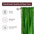 Forest Green Rod Pocket  Sheer Sari Curtain / Drape / Panel  - Pair