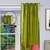 Olive Green Rod Pocket  Sheer Sari Curtain / Drape / Panel  - Pair