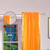 Pumpkin Rod Pocket  Sheer Sari Curtain / Drape / Panel  - Pair